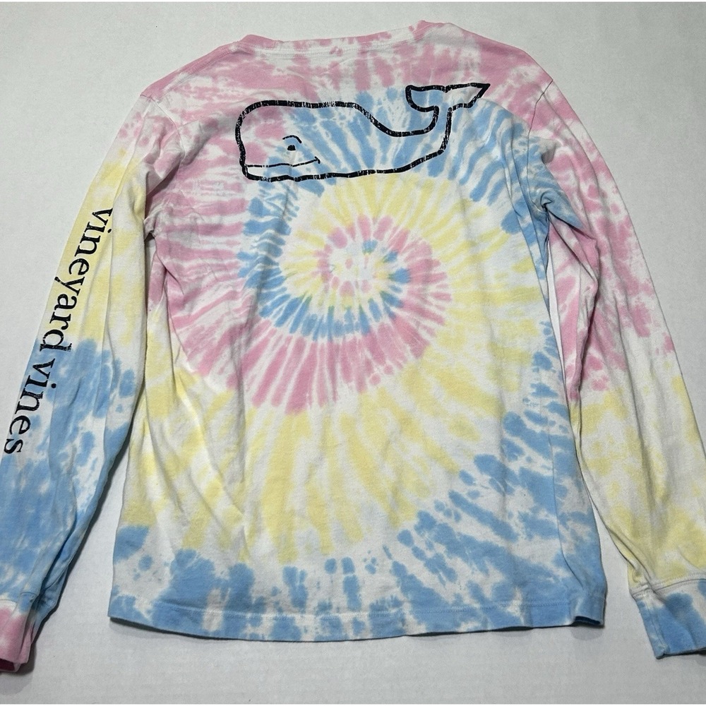 Vineyard Vines Multicolor Tie Dye Long Sleeve Shirt. Medium